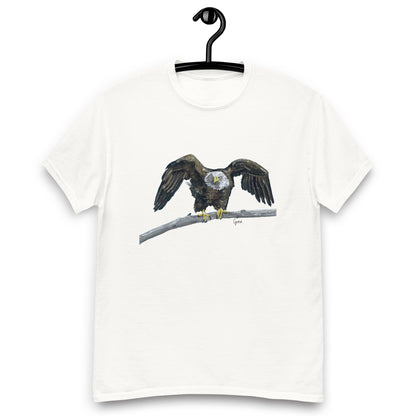 Eagle ready to fly — unisex bird art t-shirt by Birds on a Cup