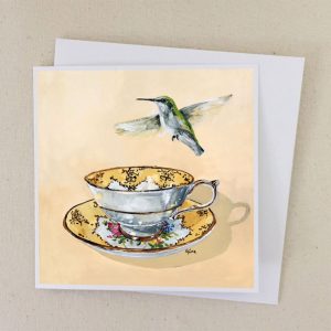 Hummingbird-in-Flight-Card