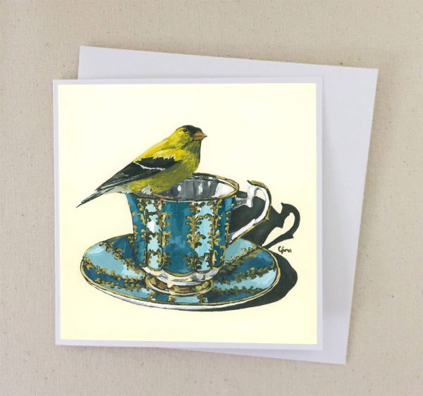 American-Goldfinch-on-Teal-Elizabethan-Teacup-Card